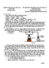 Đề khảo sát học sinh giỏi lần 14 môn Hóa học Lớp 9 - Năm học 2017-2018 - Phòng GD & ĐT Phúc Yên